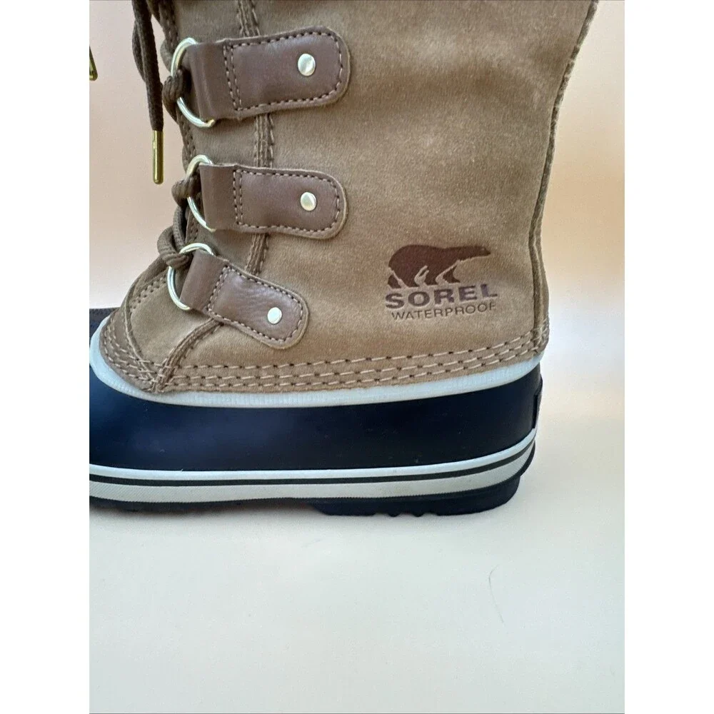 Sorel Joan of Arctic Women's Waterproof Insulated Winter Boots Beige Size 9
